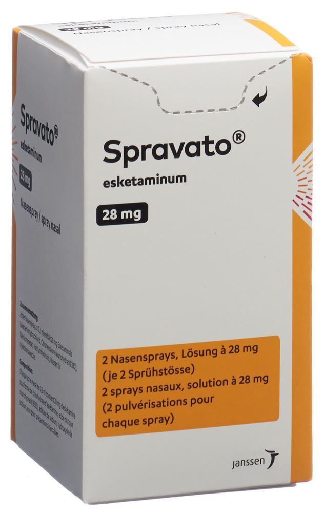 SPRAVATO spray nasal 28 mg fl 2 pce