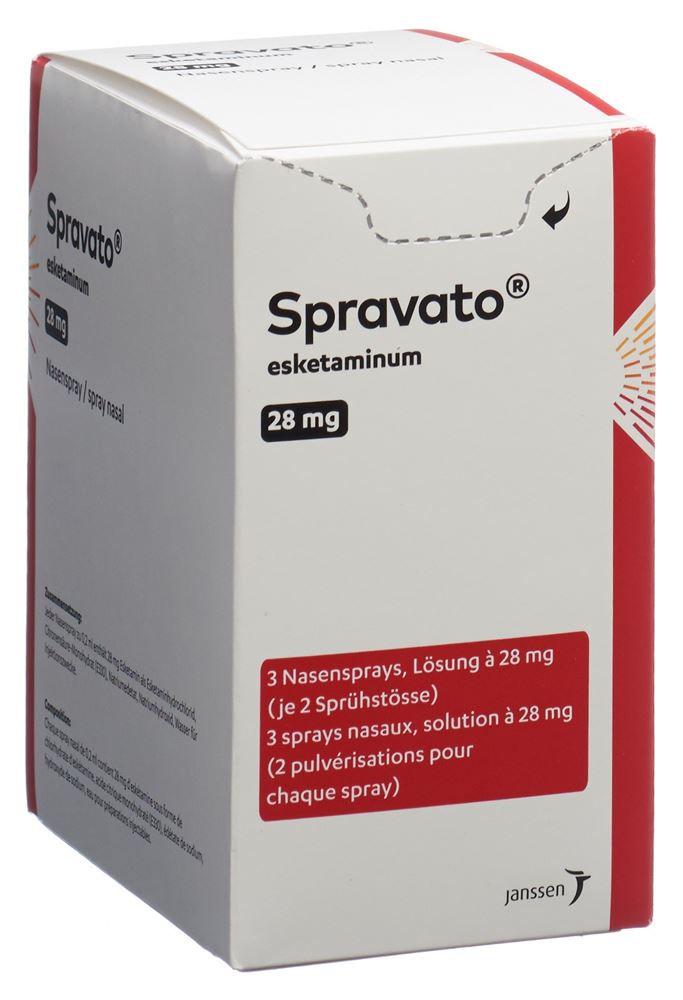 SPRAVATO spray nasal 28 mg fl 3 pce