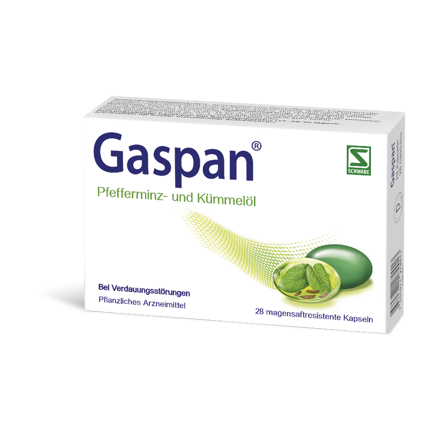 GASPAN caps moll gastro-résistantes 28 pce