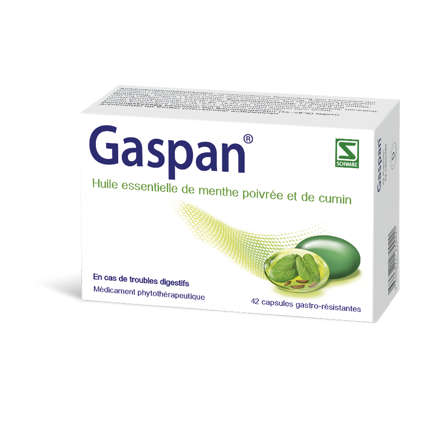 Gaspan, magensaftresistente Weichkapsel