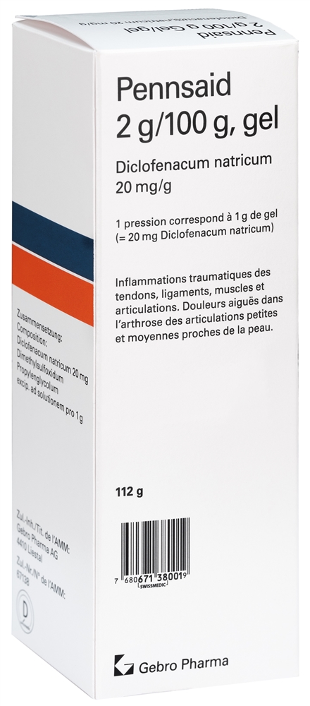 PENNSAID gel 2 g/100g spr dos 112 g