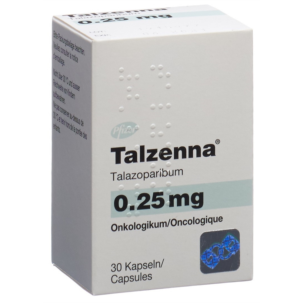 TALZENNA caps 0.25 mg bte 30 pce