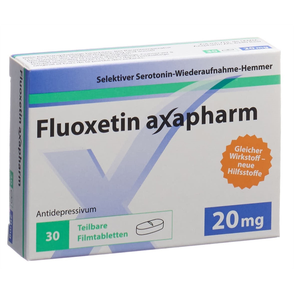 Fluoxetin Axapharm 20 mg, Filmtabletten