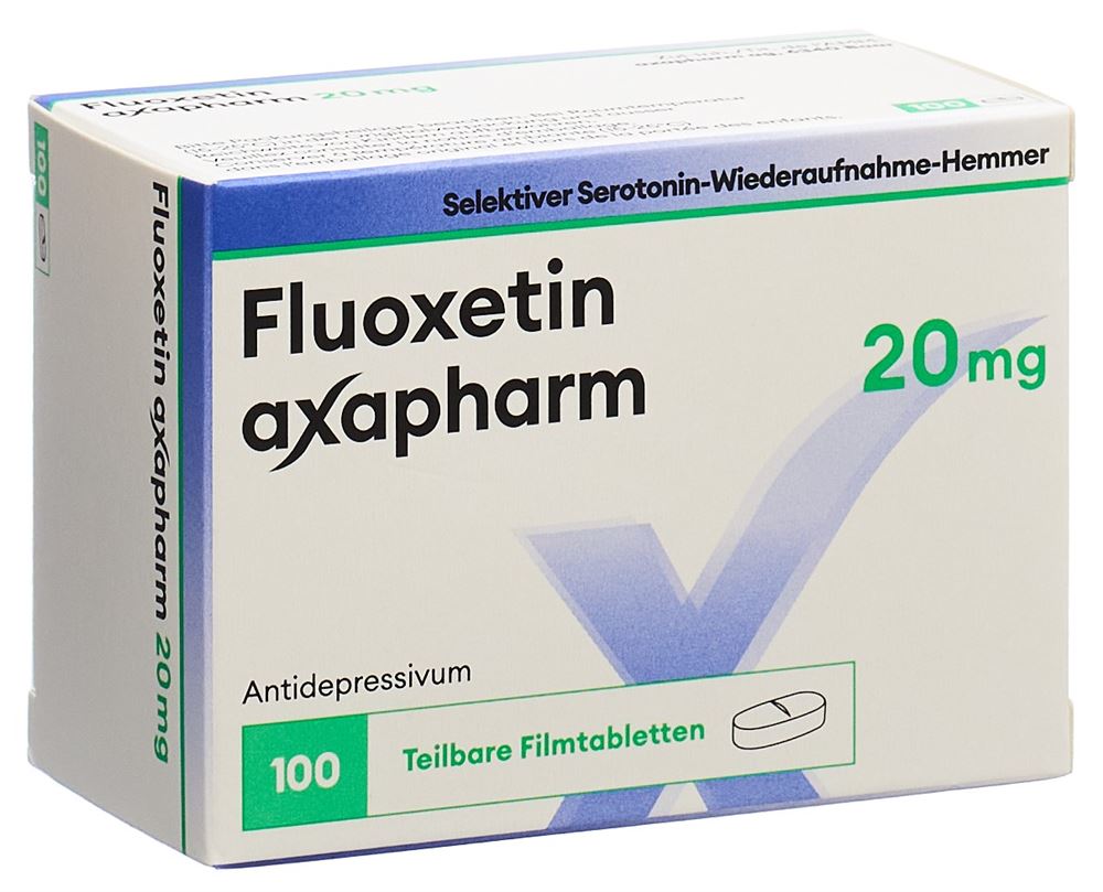 Fluoxetin Axapharm 20 mg, Filmtabletten