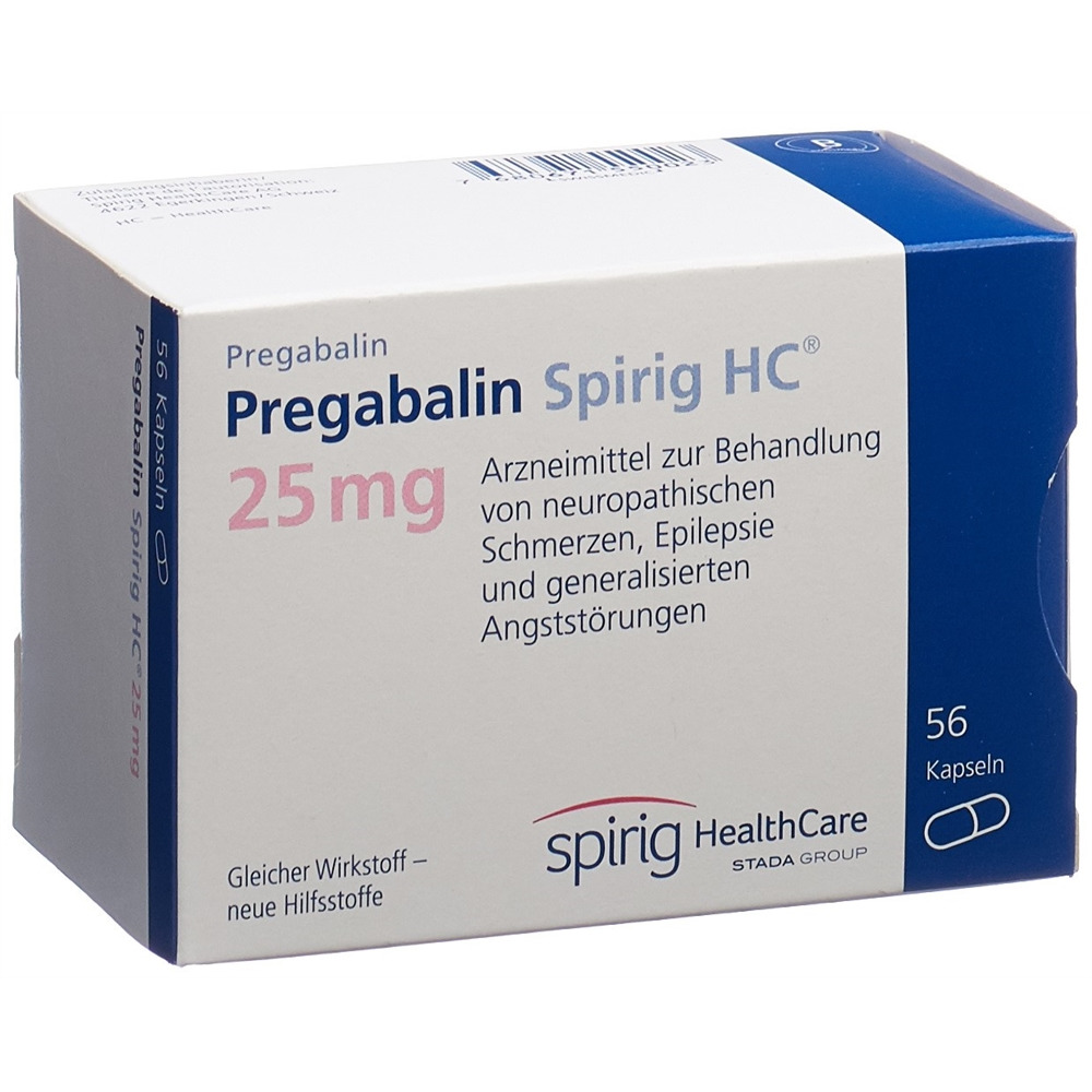 Pregabalin Spirig HC 25 mg, Kapseln