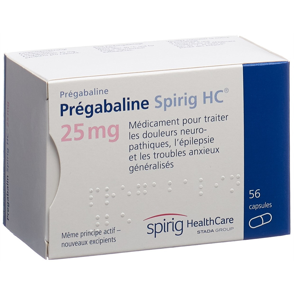 Pregabalin Spirig HC 25 mg, Kapseln