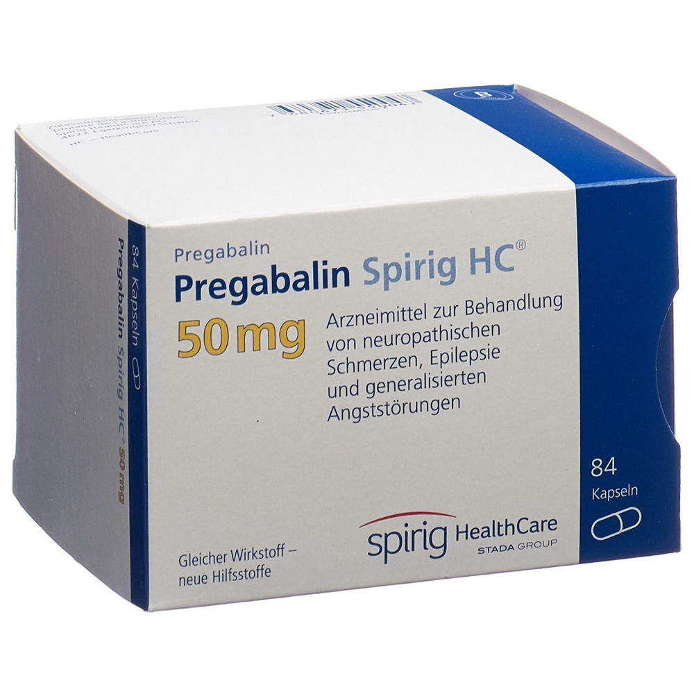 PREGABALINE Spirig HC caps 50 mg 84 pce