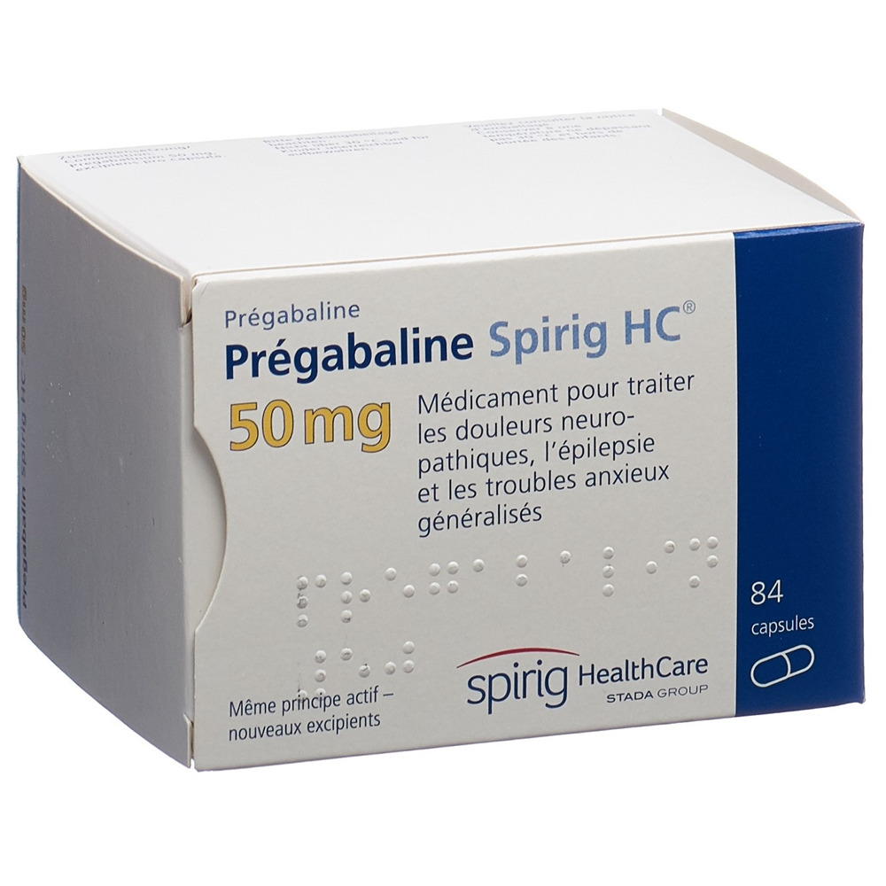PREGABALINE Spirig HC caps 50 mg 84 pce