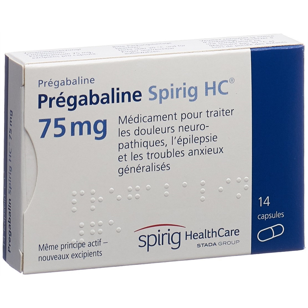 PREGABALINE Spirig HC caps 75 mg 14 pce