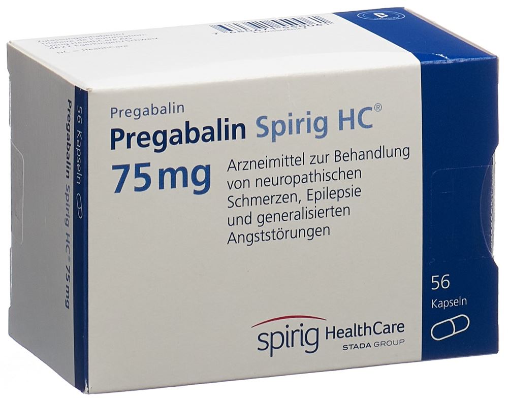 Pregabalin Spirig HC 75 mg, Kapseln