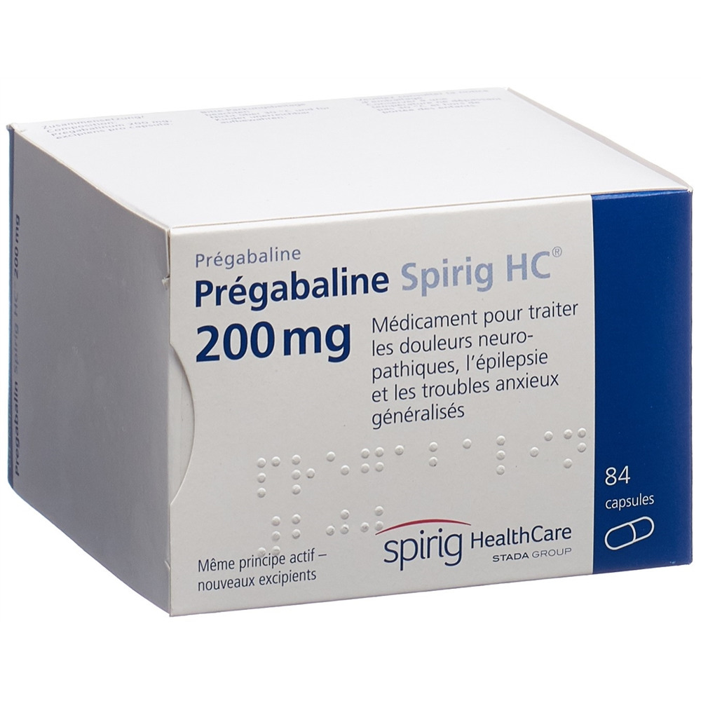 PREGABALINE Spirig HC caps 200 mg 84 pce