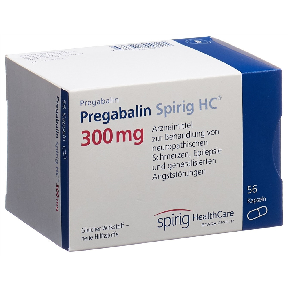 PREGABALINE Spirig HC caps 300 mg 56 pce