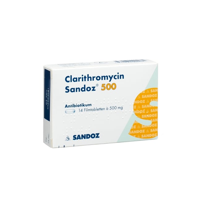 Clarithromycin Spirig HC 500 mg, Filmtabletten