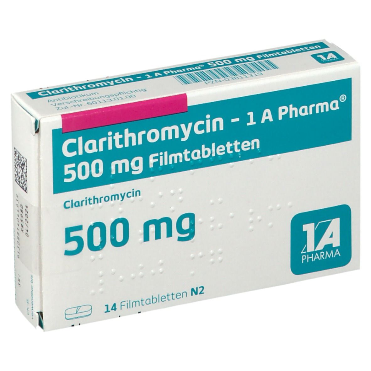 Clarithromycin Spirig HC 500 mg, Filmtabletten
