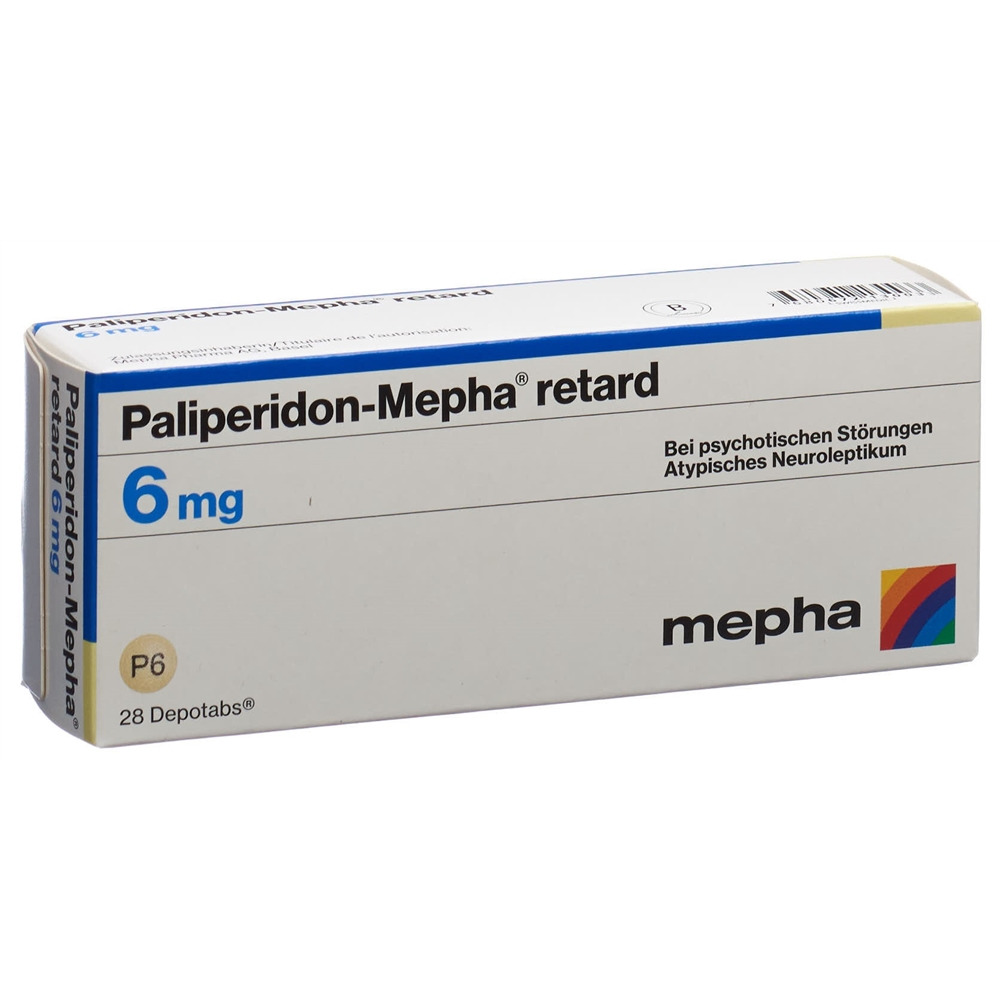 Paliperidon Sandoz 6 mg, Retardtabletten