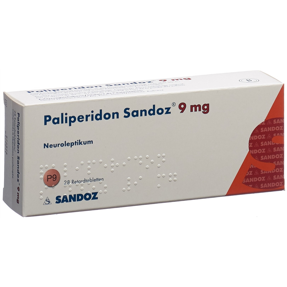 PALIPERIDONE Sandoz cpr ret 9 mg 28 pce