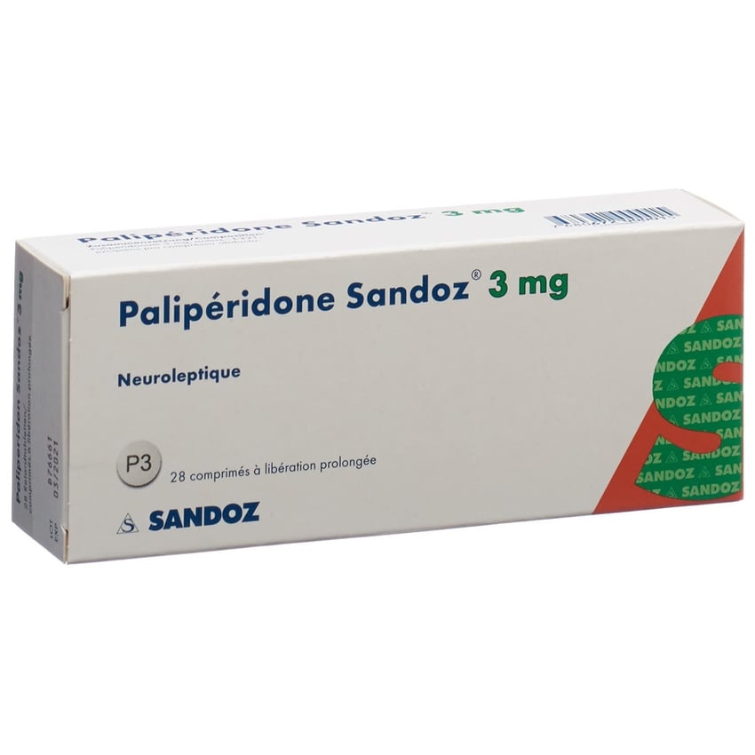 PALIPERIDONE Sandoz cpr ret 9 mg 28 pce