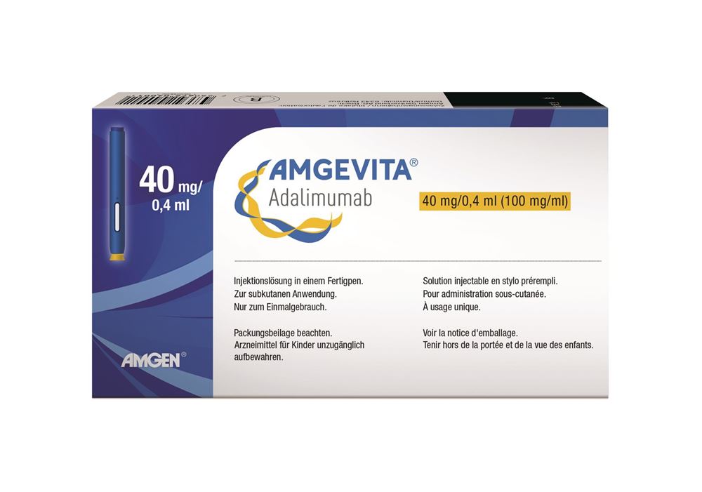 AMGEVITA sol inj 40 mg/0.4ml stylo prérempli