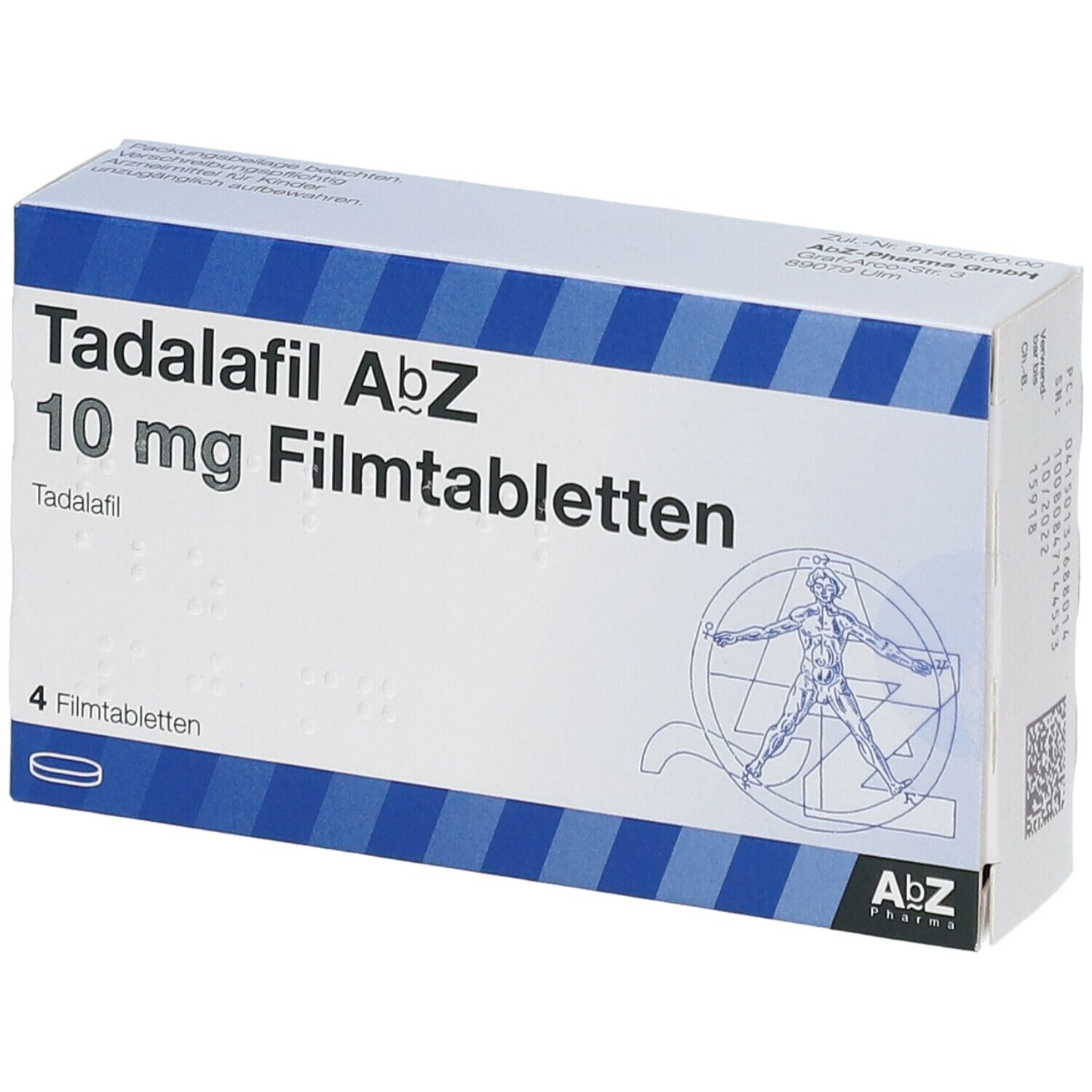 Tadalafil Menarini 10 mg, Filmtabletten
