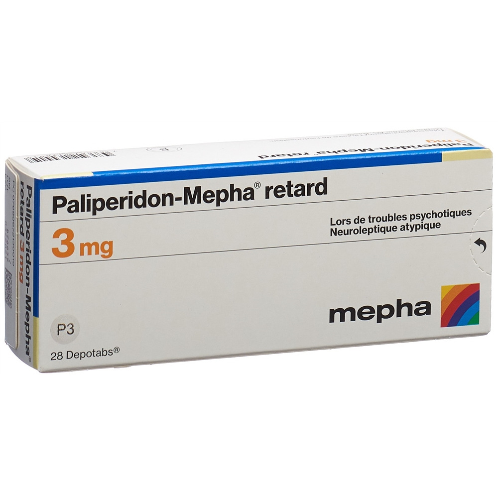PALIPERIDON Mepha retard cpr ret 3 mg 28 pce