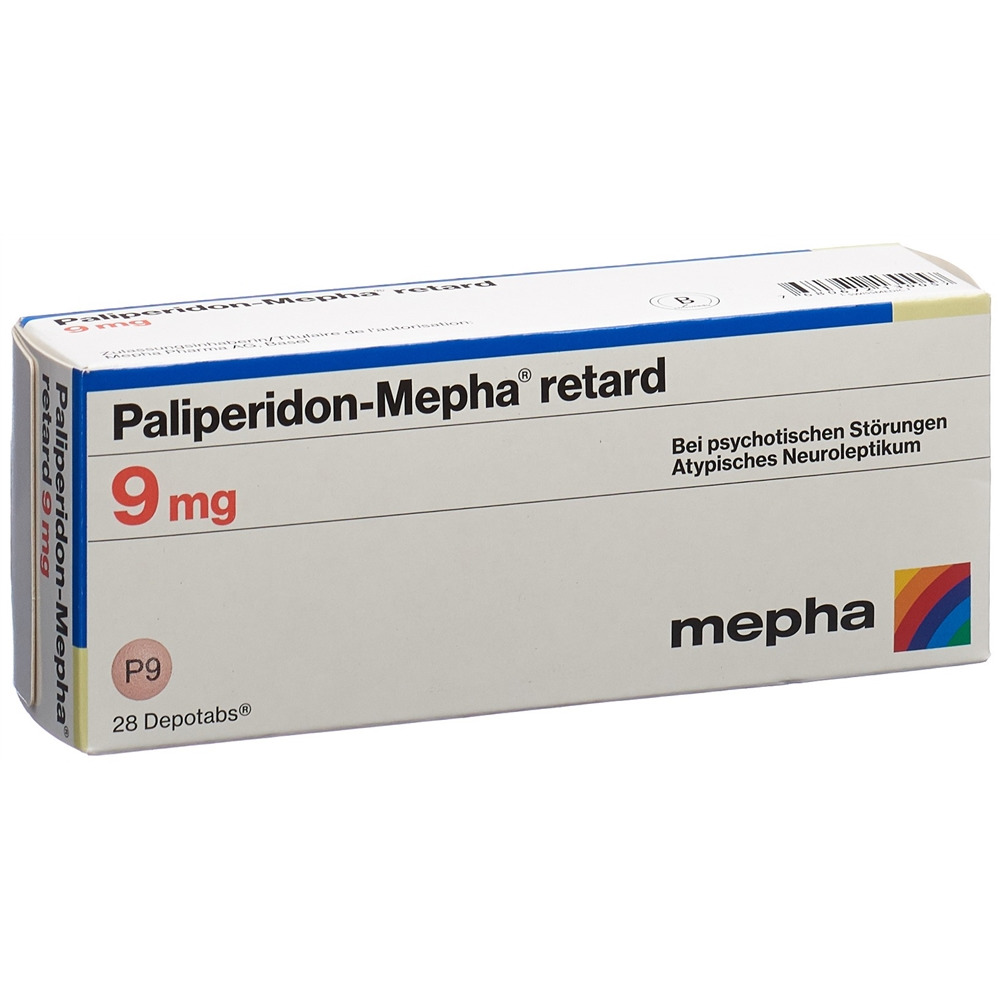 PALIPERIDON Mepha retard cpr ret 9 mg 28 pce