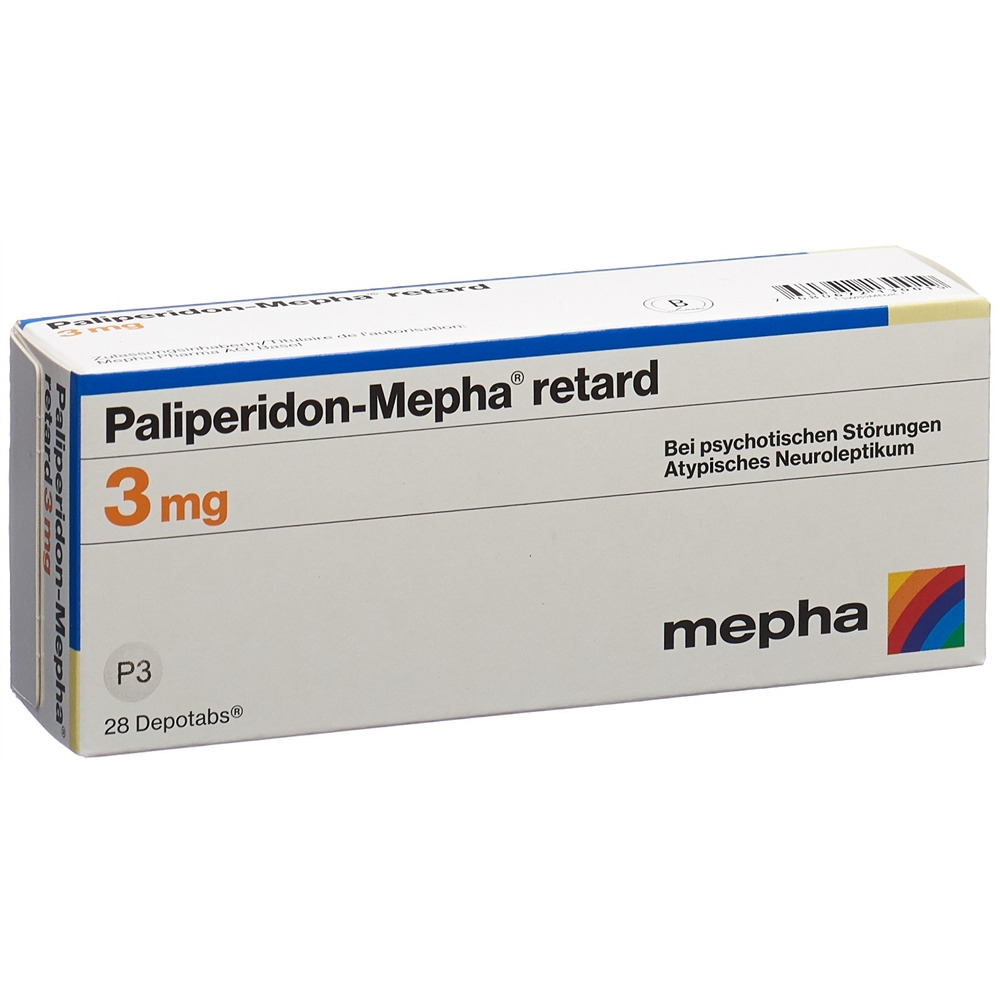 PALIPERIDON Mepha retard cpr ret 9 mg 28 pce