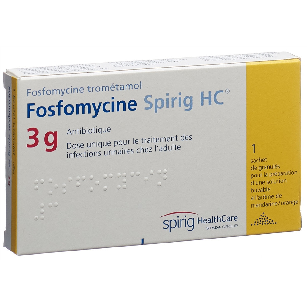 FOSFOMYCINE Spirig HC gran sache 3 g 1 pce