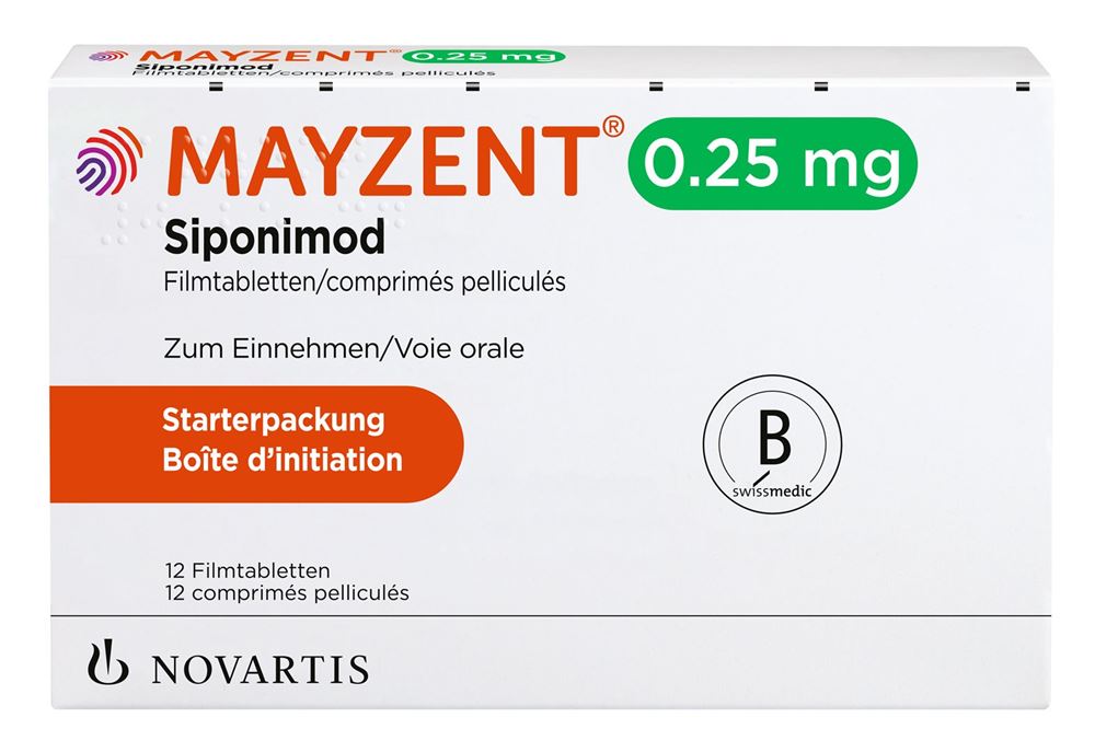 Mayzent 0.25 mg, Filmtabletten