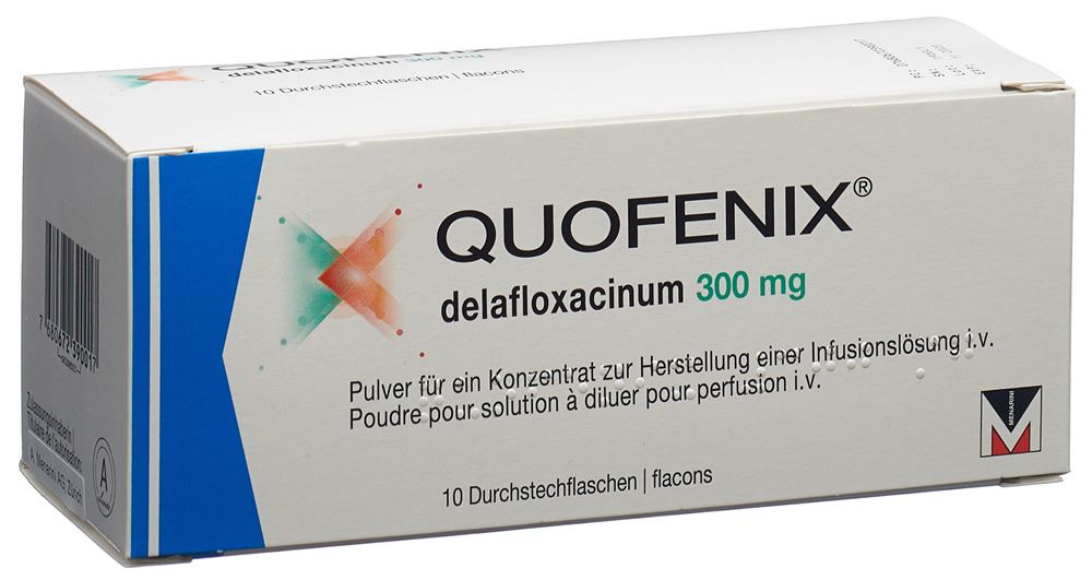 QUOFENIX subst sèche 300 mg flac 10 pce
