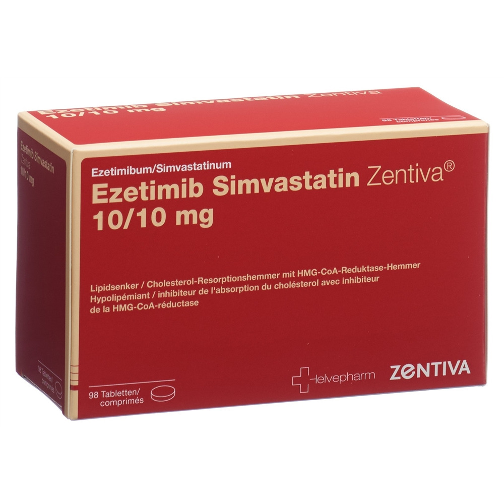 EZETIMIB SIMVASTATIN Zentiva cpr 10/10 mg 98 pce