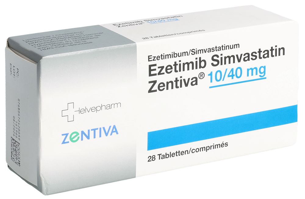 EZETIMIB SIMVASTATIN Zentiva cpr 10/40 mg 28 pce