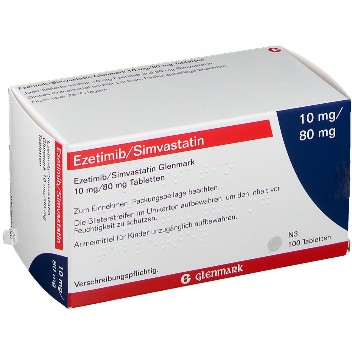 Ezetimib Simvastatin Zentiva 10/80 mg, Tabletten