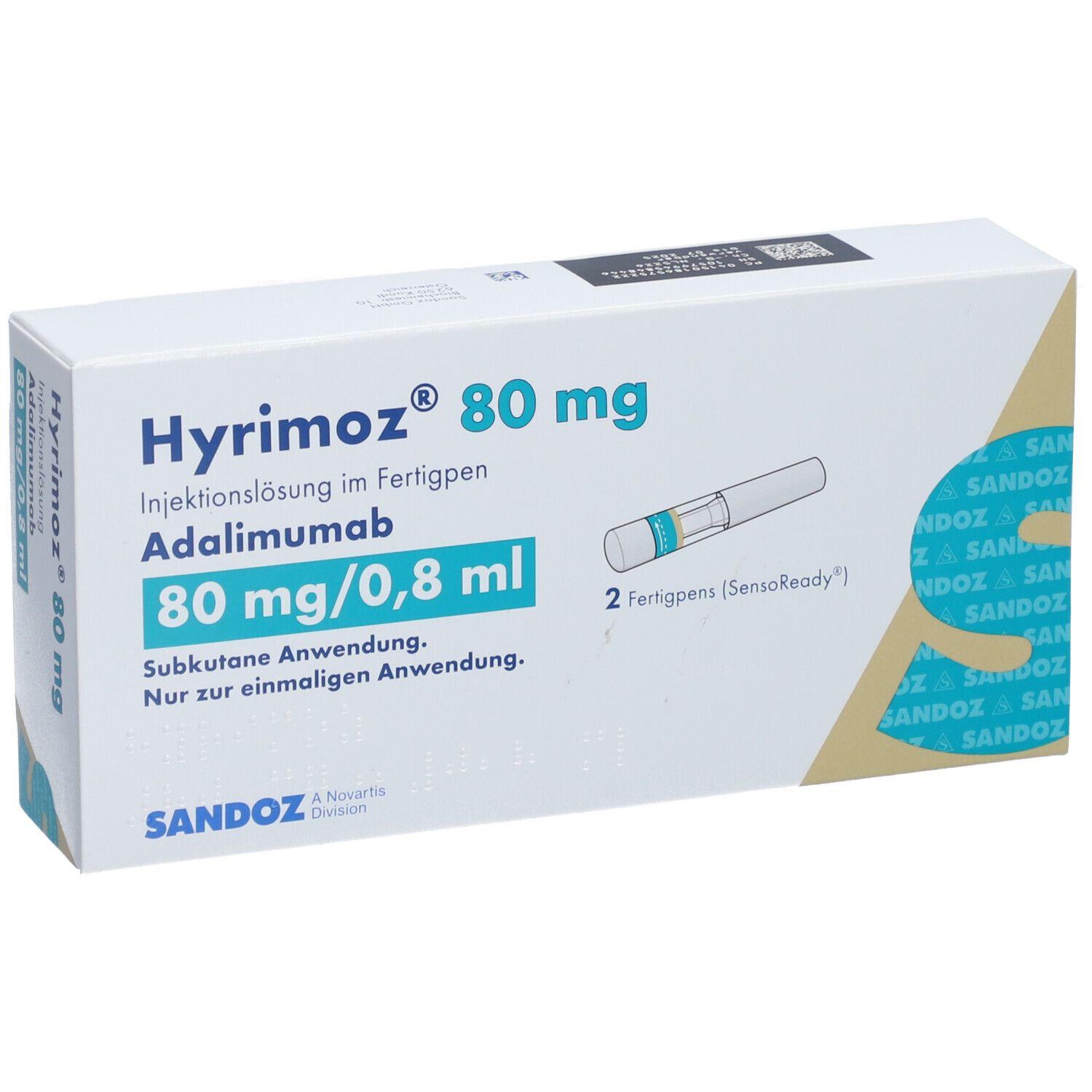 Hyrimoz 80 mg/0.8 ml, Injektionslösung in Fertigspritzen