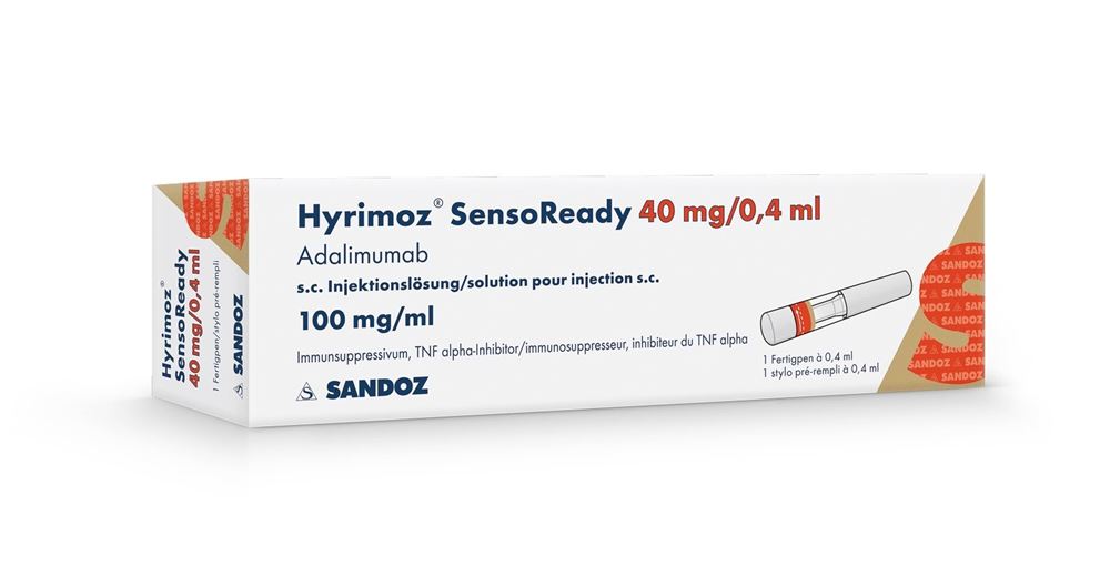 HYRIMOZ SensoReady sol inj 40 mg/0.4ml 0.4 ml