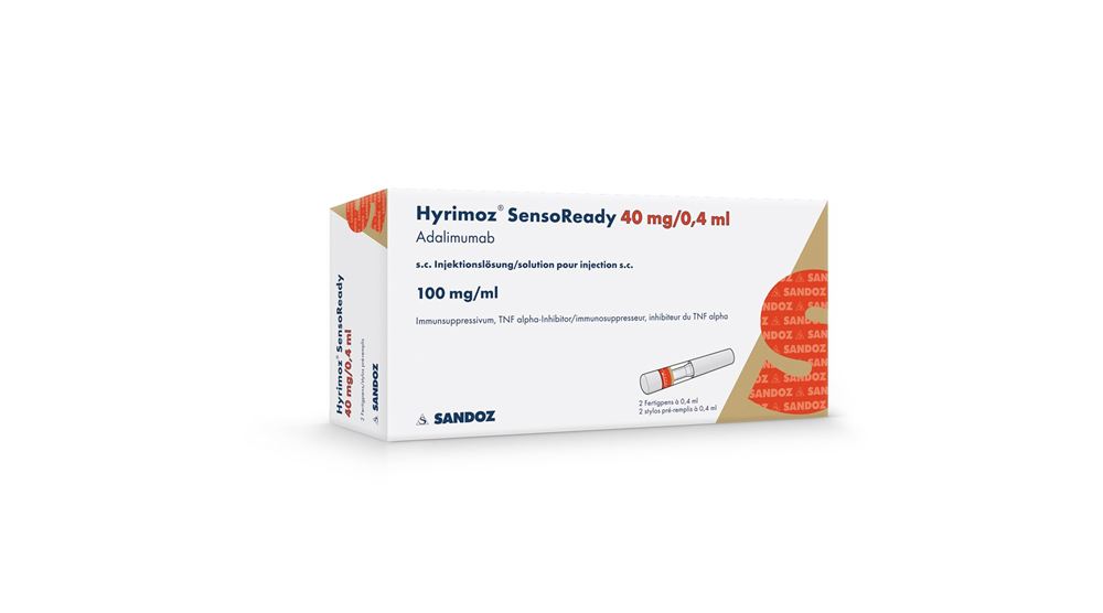 Hyrimoz SensoReady 40 mg/0.4 ml, Injektionslösung im Fertigpen