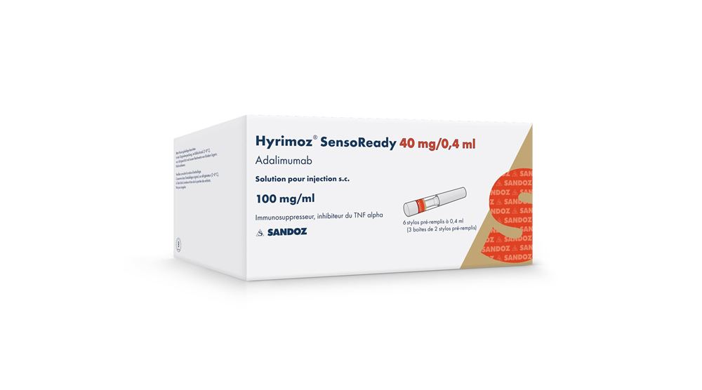 HYRIMOZ SensoReady sol inj 40 mg/0.4ml 6 x 0.4 ml