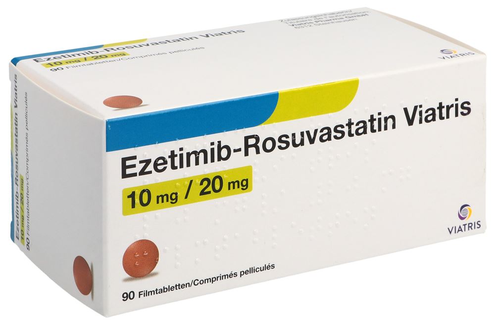 EZETIMIB ROSUVAST Viatris cpr pell 10/20mg 90 pce