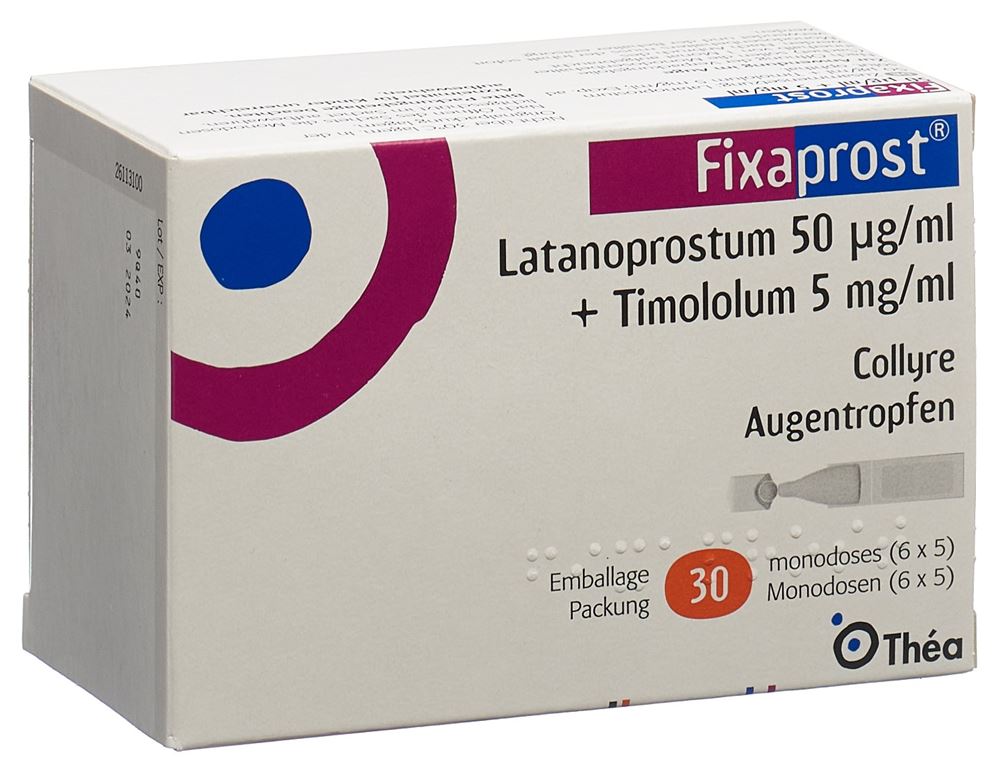 Fixaprost, collyre en récipient unidose