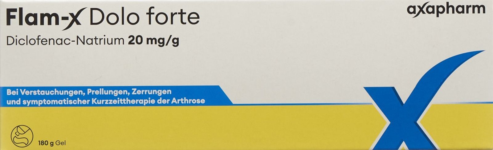 FLAM-X Dolo forte 2 % gel 180 g