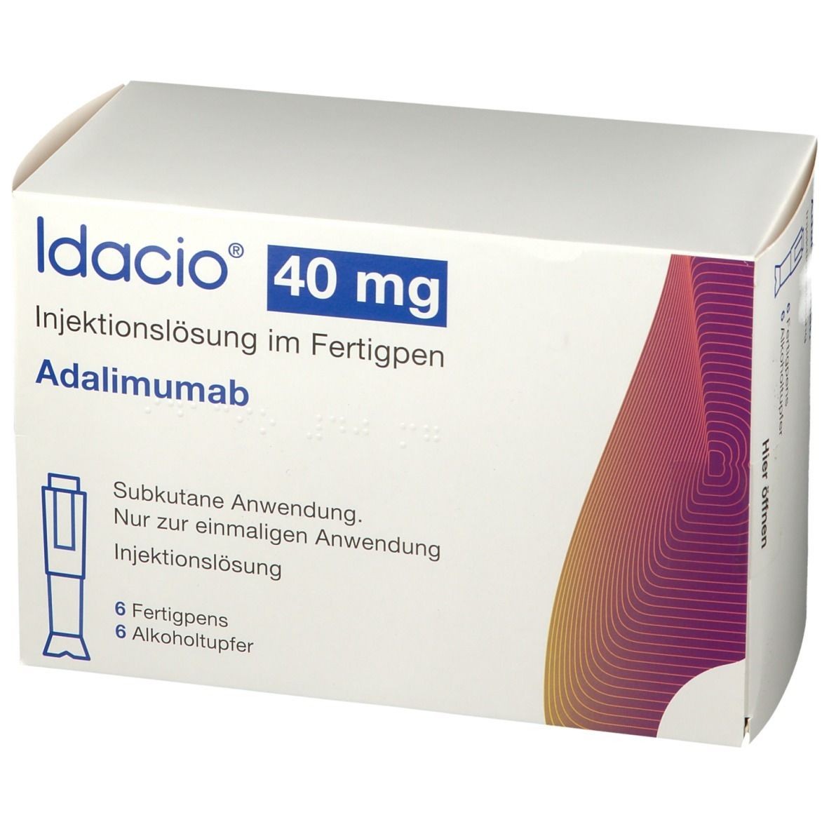 Idacio 40 mg/0.8 ml, Injektionslösung im Fertigpen