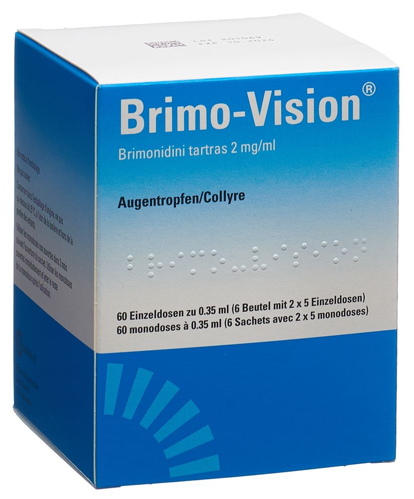 BRIMO-VISION gtt opht 2 mg/ml 60 monodos 0.35 ml