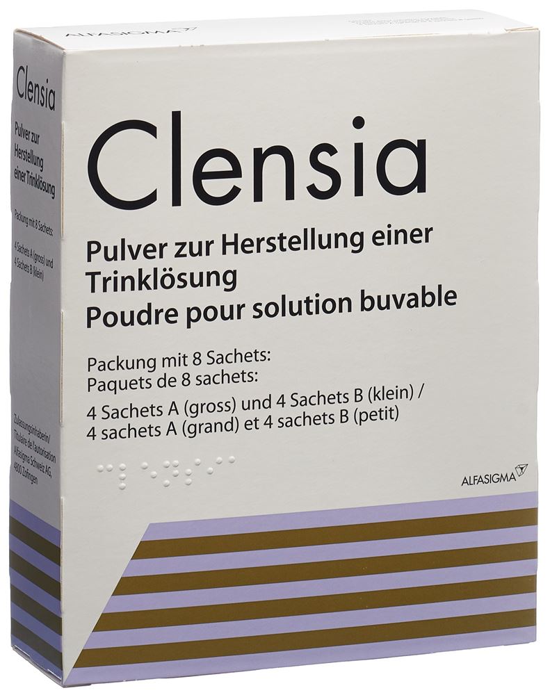 CLENSIA sache 52.5 g 8 pce