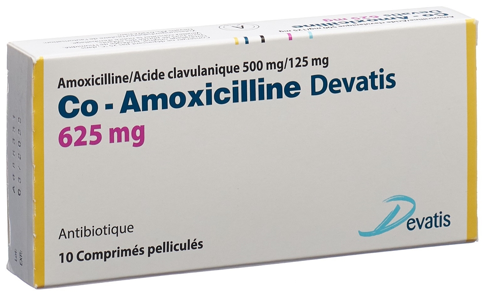 Co-Amoxicillin Devatis 625 mg, Filmtabletten