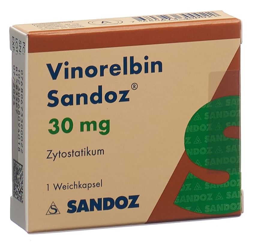 VINORELBIN Sandoz caps moll 30 mg