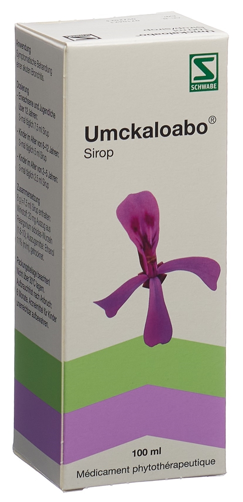 Umckaloabo, Sirup