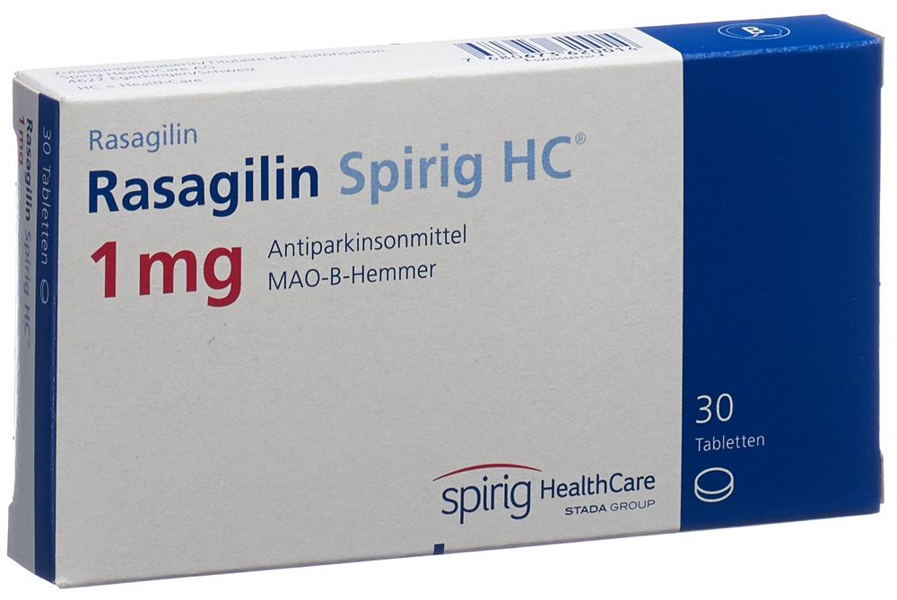 Rasagilin Spirig HC 1 mg, Tabletten