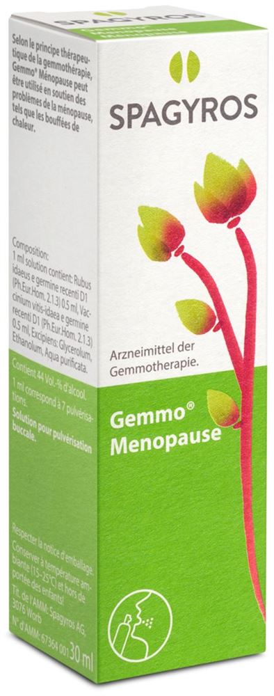 Gemmo Menopause, Spray zur Anwendung in der Mundhöhle