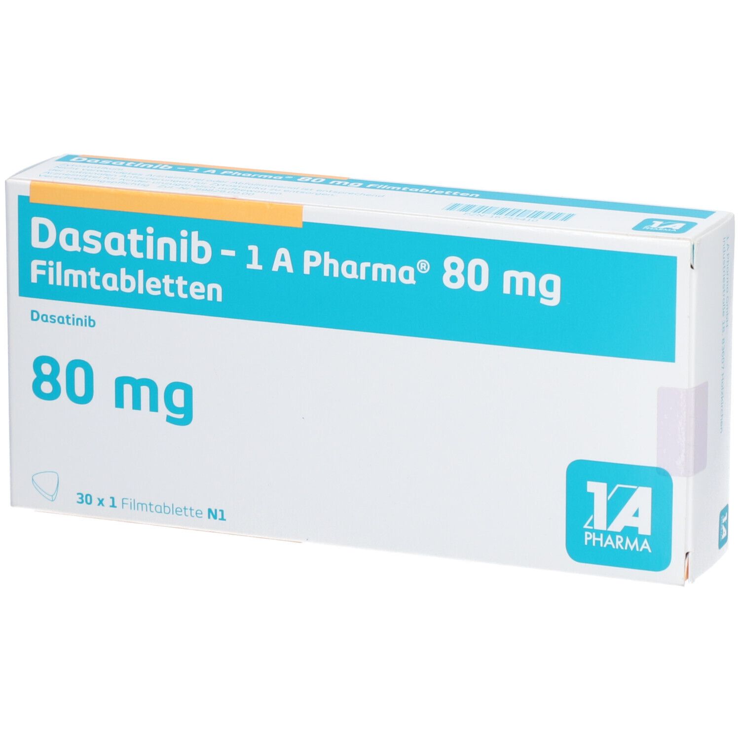 Dasatinib Sandoz 80 mg, Filmtabletten