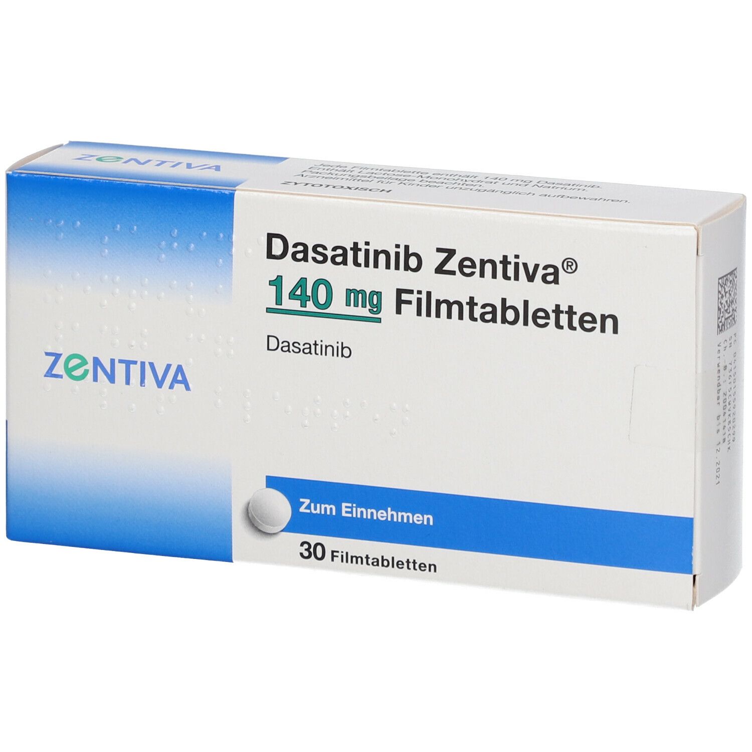 Dasatinib Sandoz 140 mg, Filmtabletten