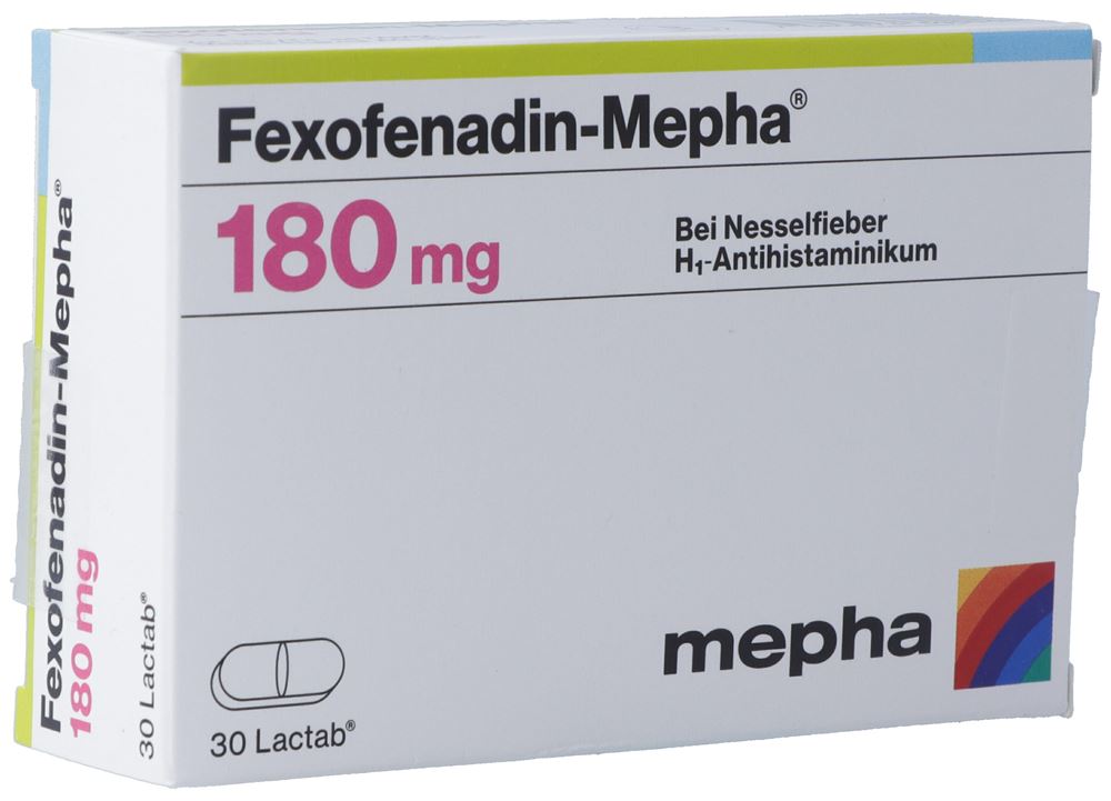 FEXOFENADIN Mepha Lactab 120 mg 10 pce